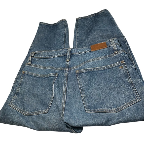 Madewell Balloon High Waisted Denim Jeans Cropped Sz 30 - Picture 5 of 15